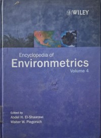 Image of Encyclopedia of Environmetrics