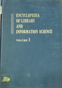 Image of ENCYCLOPEDIA OF LIBRARY AND INFORMATION SCIENCE
