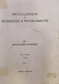 Image of ENCYCLOPEDIA OF PSYCHOLOGY IS PSYCHO-ANALYSIS