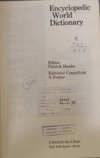 Image of Encyclopedic World Dictionary