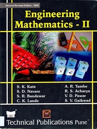 Image of ENGINEERING MATHEMATICS-II