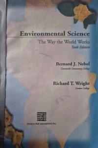 Image of Environmental Science: Managing the Way the World Works