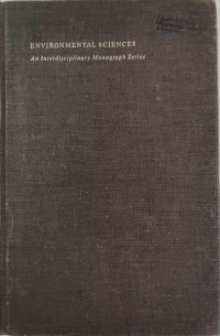 Image of Environmental Sciences An Interdisciplinary Monograph Series
