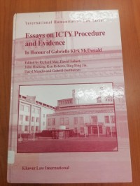 Image of Essays on ICTY Procedure and Evidence