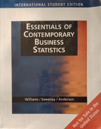Image of ESSENTIALS OF CONTEMPORARY BUSINESS STATISTICS