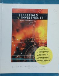 Image of Essentials of Investments