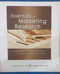 Image of Essentials of Marketing Research