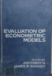 Image of Evaluation of Econometric Models