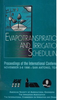 Image of Evapotranspiration and Irrigation Scheduling