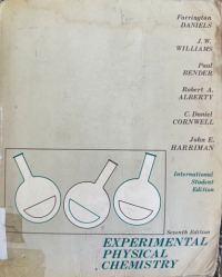 Image of EXPERIMENTAL PHYSICAL CHEMISTRY