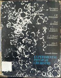 Image of EXPERIMENTAL PHYSICAL CHEMISTRY