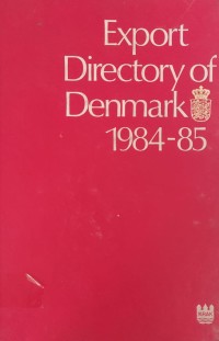 Image of EXPort Dirrctory of Denmark 1984- 85