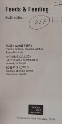 Image of Feeds & Feeding