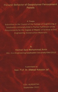 Image of FLEXURAL BEHAVIOR OF GEOPOLYMER FERROCEMENT PANELS