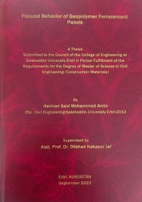 Image of Flexural behavior of geopolymer ferrocement panels