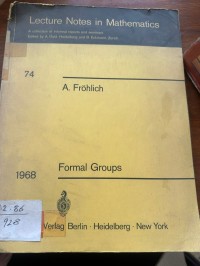 Image of Formal Groups