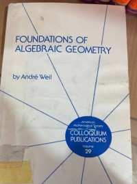Image of Foundations of Algebraic Geometry
