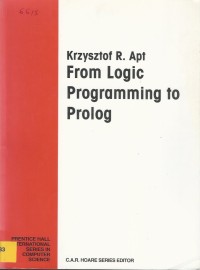 Image of FROM LOGIC PROGRAMMING TO PROLOG