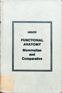 Image of FUNCTIONAL ANATOMY MAMMALIAN AND COMPARATIVE