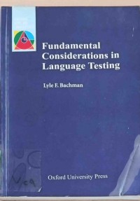 Image of Fundamental Considerations in Language Testing