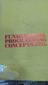 Image of FUNDAMENTAL PROGRAMMLLNG CONCEPTS