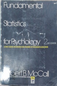 Image of fundamental statistics for psychology