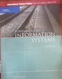 Image of Fundamentals of Information Systems