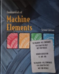 Image of Fundamentals of Machine Elements