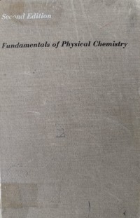 Image of Fundamentals of Physical Chemistry
