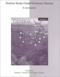 Image of General, Organic, and Biochemistry (Study Guide)