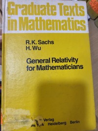 Image of General Relativity for Mathematicians