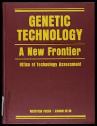 Image of Genetic Technology: A New Frontier