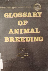 Image of GLOSSARY OF ANIMAL BREEDING