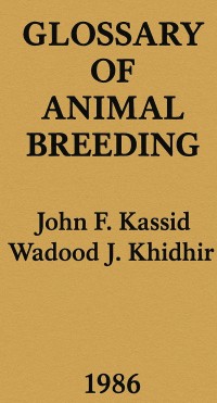 Image of Glossary of Animal Breeding