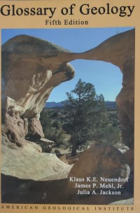 Image of GLOSSARY OF GEOLOGY