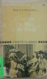 Image of Gongreve: The Way of the World