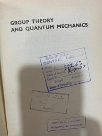 Image of Group Theory and Quantum Mechanics