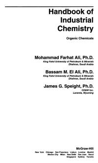 Image of Handbook of Industrial Chemistry