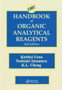 Image of handbook of organic analytical reagents