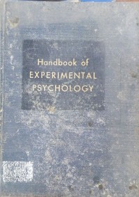 Image of Handook of EXPERIMENTAL PSYCHOLOGY