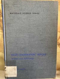 Image of High Temperature Vapors Science and Technology