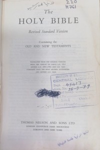 Image of HOLY BIBLE