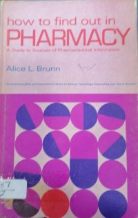 Image of how to find out in PHARMACY