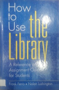 Image of HOW to use the library