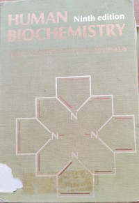 Image of HUMAN BIOCHEMISTRY 9TH EDITION