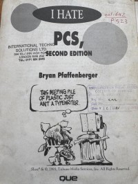 Image of I HATE PCS