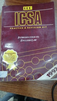 Image of ICSA PRACTICE & REVISION KIT