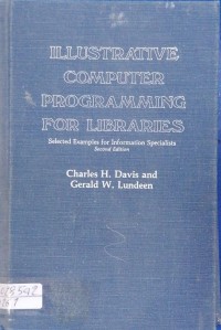 Image of ILLUSTRATIVE COMPUTER PROGRAMMING FOR LIBRARIES