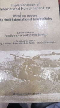 Image of ImpIementation of international Humanitarian law
