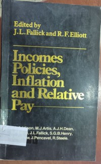 Image of Incomes Policies Inflation and Relative pay